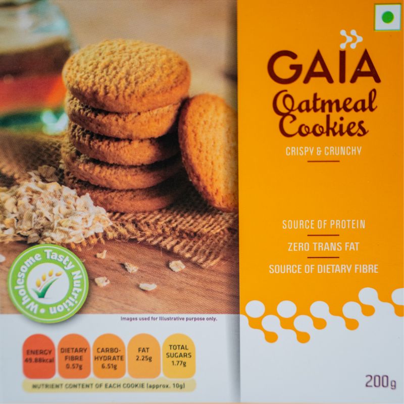 Gaia oatmeal cookies(200gm)