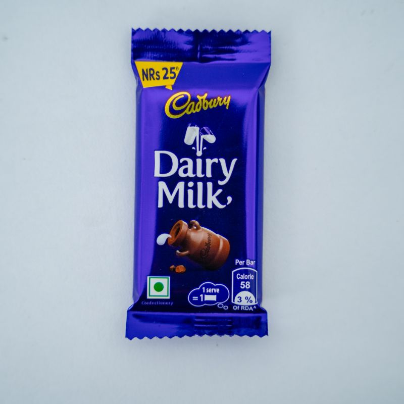 Dairy milk Rs 25