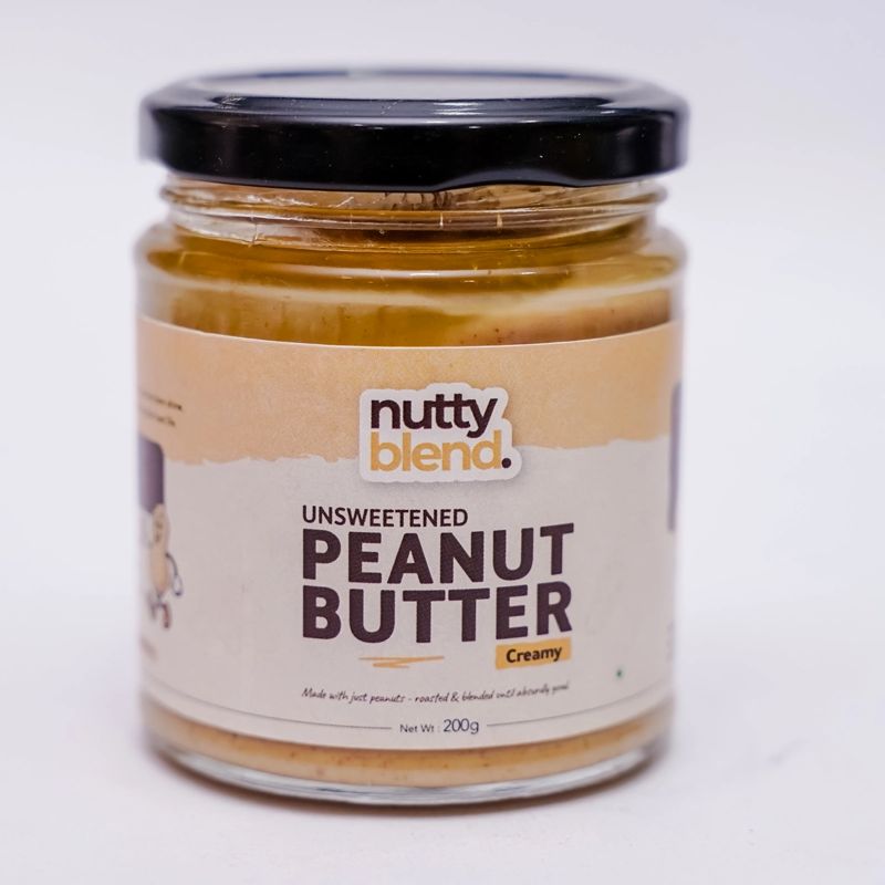 Nutty Peanut Butter  Unsweetened (200gm)
