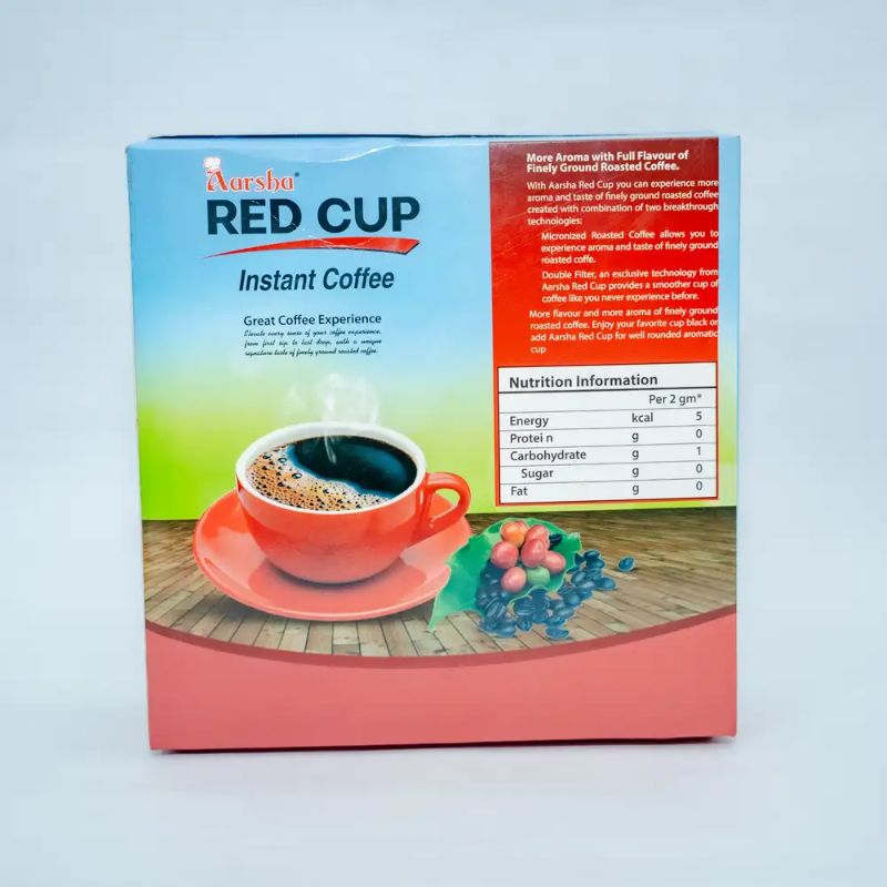 Red cup instant coffee